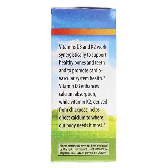 Super Daily D3 + K2 Liquid (2,000 IU/45 Mcg), CL